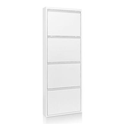 Kave Home Schoenenkast 'Bogota' 4-deurs, kleur Wit Kave Home Schoenenkast 'Bogota' 4-deurs, kleur Wit