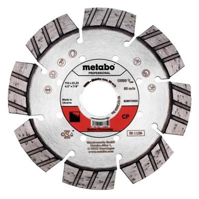 Metabo 628570000 Diamanten doorslijpschijf Diameter 115 mm Boordiameter 22.23 mm 1 stuk(s)
