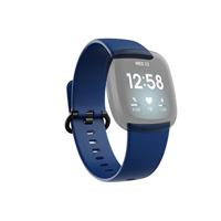 Hama Fitbit Horlogebandje, 22 mm, verstelbare reservearmband voor smartwatch Fitbit Charge 3, Charge 4, Sense, Sense 2, Fitbit armband om te vervangen, wisselarmband van TPU, roestvrij stalen gesp, blauw - thumbnail