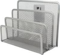 Q-CONNECT briefhouder 3 delig metaal zilver - thumbnail