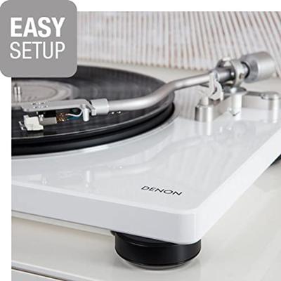Denon: DP-400 Platenspeler - Wit Denon: DP-400 Platenspeler - Wit