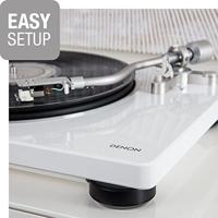 Denon: DP-400 Platenspeler - Wit - thumbnail