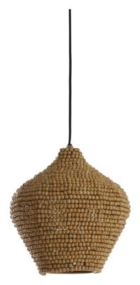 Light & Living Hanglamp 'Kalenga' Kralen, 28cm, kleur Naturel Light & Living Hanglamp 'Kalenga' Kralen, 28cm, kleur Naturel