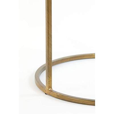 Light & Living Bijzettafel 'Duarte' Set van 2 stuks, glas smoke-goud Light & Living Bijzettafel 'Duarte' Set van 2 stuks, glas smoke-goud