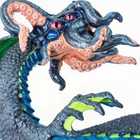 Safari speelfiguur Leviathan jongens 13,8 cm blauw/groen/roze - thumbnail