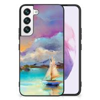 Kleurrijke Telefoonhoesje Samsung Galaxy S22 Boat - thumbnail