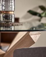 Kave Home Ronde Eettafel 'Lotus' Ø120cm, Glas - thumbnail