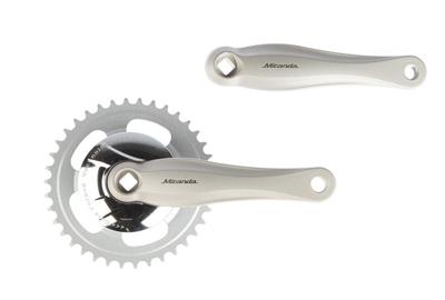 Miranda beta 1 crankstel 38t 3/32“ disc 9.2cm, zilver