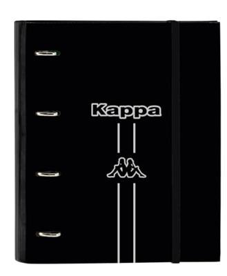 Ringmap Kappa Dark Zwart 27 x 32 x 3.5 cm Ringmap Kappa Dark Zwart 27 x 32 x 3.5 cm