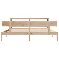 Bedframe zonder matras massief grenenhout 200x200 cm - thumbnail