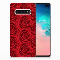 Samsung Galaxy S10 Plus | TPU Case | Red Roses - thumbnail