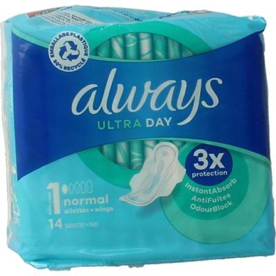 Always Maandverband ultra normaal plus 14 Stuks