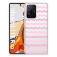 Xiaomi 11T | 11T Pro | TPU bumper | Waves Roze - thumbnail