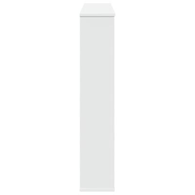 Haardombouw 100x20x100 cm bewerkt hout wit