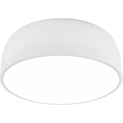LED Plafondlamp - Plafondverlichting - Trion Barnon - E27 Fitting - 4-lichts - Rond - Mat Wit - Aluminium