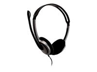 V7 Videoseven Boom MIC PC-headset 3.5 mm jackplug Stereo On Ear - thumbnail