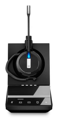 EPOS IMPACT SDW 5015 On Ear headset Draadloos, DECT Mono Zwart Noise Cancelling, Ruisonderdrukking (microfoon) Telefoon