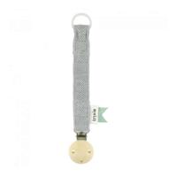 Trixie Fopspeenketting Grain Grey 20 Cm Katoen Grijs - thumbnail