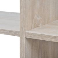 vidaXL Boekenkast/presentatiemeubel trapvormig 107 cm eikenkleur - thumbnail