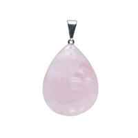 Edelsteen Hanger Rozenkwarts Druppel (2 - 3 cm) - thumbnail