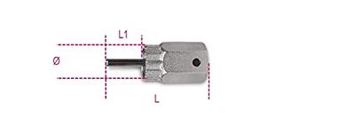 Beta 3984/3 freewheel cassetteafnemer met geleiderpen