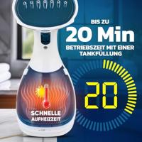 Clatronic DB 3717 Stoomontkreuker Wit, Blauw 1100 W - thumbnail