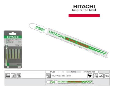 Hikoki Accessoires Decoupeerzaagbladen Jpm20 (5 St) - 750033