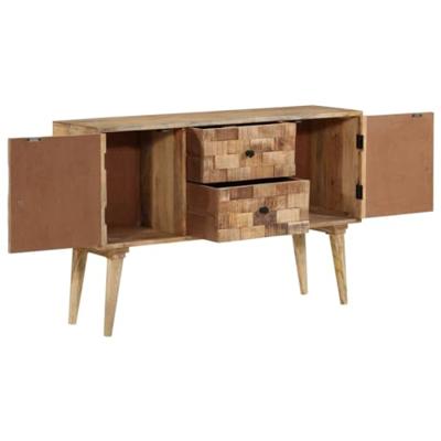 Dressoir 110x30x70 cm massief mangohout
