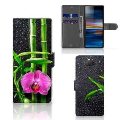 Sony Xperia 10 Hoesje Orchidee | Portemonnee hoesje