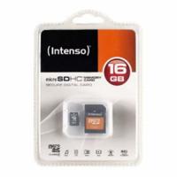 Intenso High Performance microSDHC-kaart 16 GB Class 10 Incl. SD-adapter - thumbnail