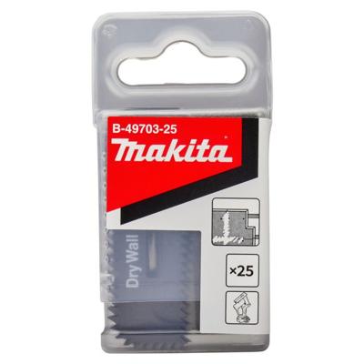 Makita Accessoires Zaagblad gips | 55x18x0,55mm | 25 stuks - B-49703-25 B-49703-25