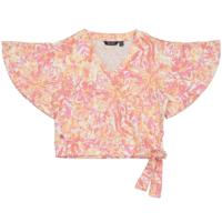 Quapi Meisjes blouse - Boudy - AOP bloemen wit - thumbnail