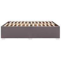 Bedframe kunstleer grijs 140x190 cm - thumbnail