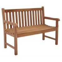 SenS-Line 2-zits Houten tuinbank Dalton 130 cm - thumbnail