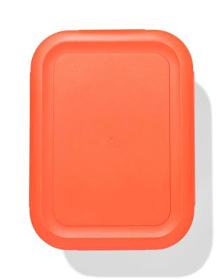 HEMA Lunchbox 19.8x14.8x8cm rood-beige