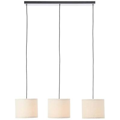 Brilliant Creme hanglampTeddy 3-lichts - 60164/09