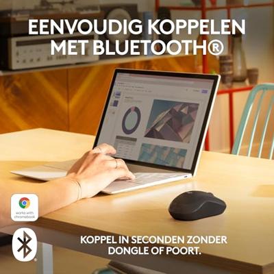 Logitech M240 muis grafiet - thumbnail