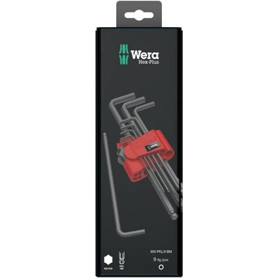 Wera 950 PKL/9 BM N SB Stifsleutelset, metrisch, BlackLaser, 9-delig - 1 stuk(s) - 05073596001