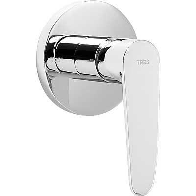 Tres Flat Inbouw douchemengkraan Chroom 20417701 Tres Flat Inbouw douchemengkraan Chroom 20417701