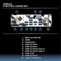 Moederbord Intel Asrock Z790 STEEL LEGEND WIFI - thumbnail