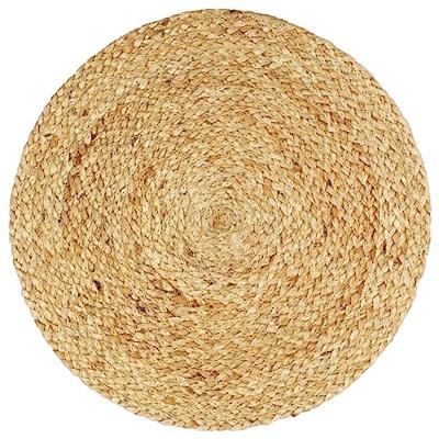 VidaXL Placemats 4 st rond 38 cm jute natuurlijk