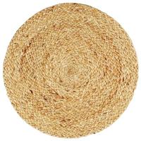 VidaXL Placemats 4 st rond 38 cm jute natuurlijk - thumbnail