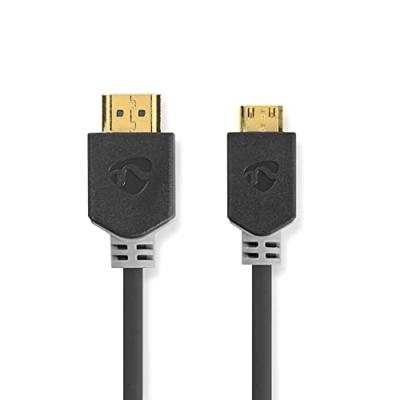 Nedis CVBW34500AT20 High Speed Hdmi-kabel Met Ethernet Hdmi-connector - Hdmi-mini-connector 2,0 M Antraciet