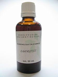Cruydhof Eschscholtzia calif / slaapmutsje tinctuur bio 50 Milliliter