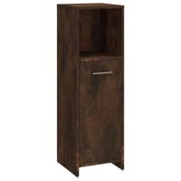 3-delige Badkamermeubelset bewerkt hout gerookt eikenkleurig - thumbnail