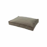 Madison Velours Lounge Cushion Taupe S - thumbnail