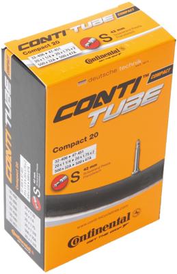 Continental schlauch "compact 20"" conti tube compact 20" 32/47-406/451 s42 Continental schlauch "compact 20"" conti tube compact 20" 32/47-406/451 s42