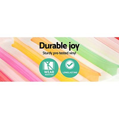 Bestway Opblaasbare Opvouwbare Regenboogstoel 201x89 cm Strand en Zwembad 43023