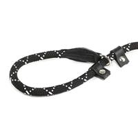 IDC Retriever Leash with Training Collar, 12 mm x 2 m, Fluorescent Black - thumbnail