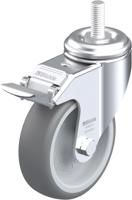 Blickle LKRA-TPA 101G-FI-GS12 Zwenkwiel met rem Wieldiameter: 100 mm Draagvermogen (max.): 110 kg 1 stuk(s) - thumbnail